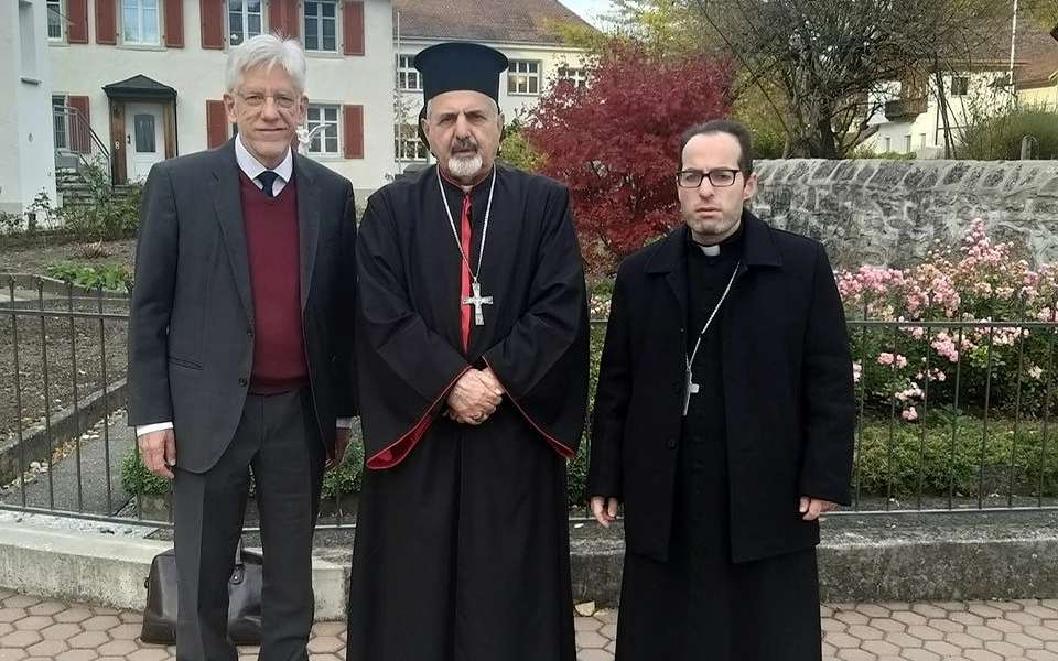 Lors de sa récente visite au Liechtenstein, le patriarche de l’Église catholique syriaque s’est notamment entretenu avec le directeur de CSI John Eibner. csi