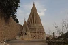 Le mausolée du cheikh Abdi, le plus important saint des yézidis, dans la localité de Lalish, au nord de l’Irak. csi