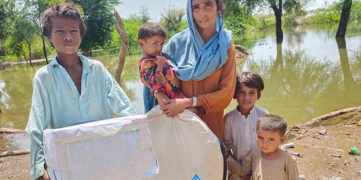 Rani est veuve. Elle a pu sauver ses quatre enfants de l’eau, mais pas ses biens. csi